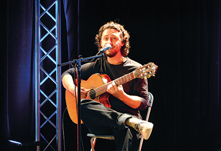 musician performing
