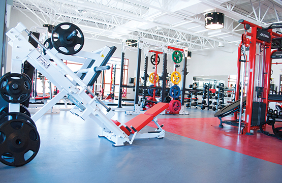 view of indoor weight room