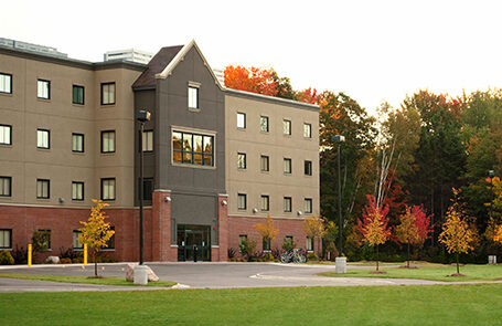 residence building in autumn