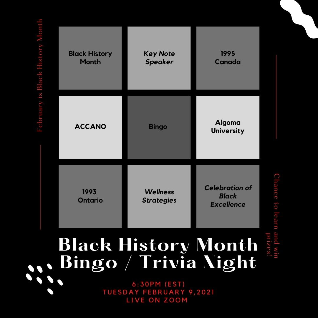 black history month bingo