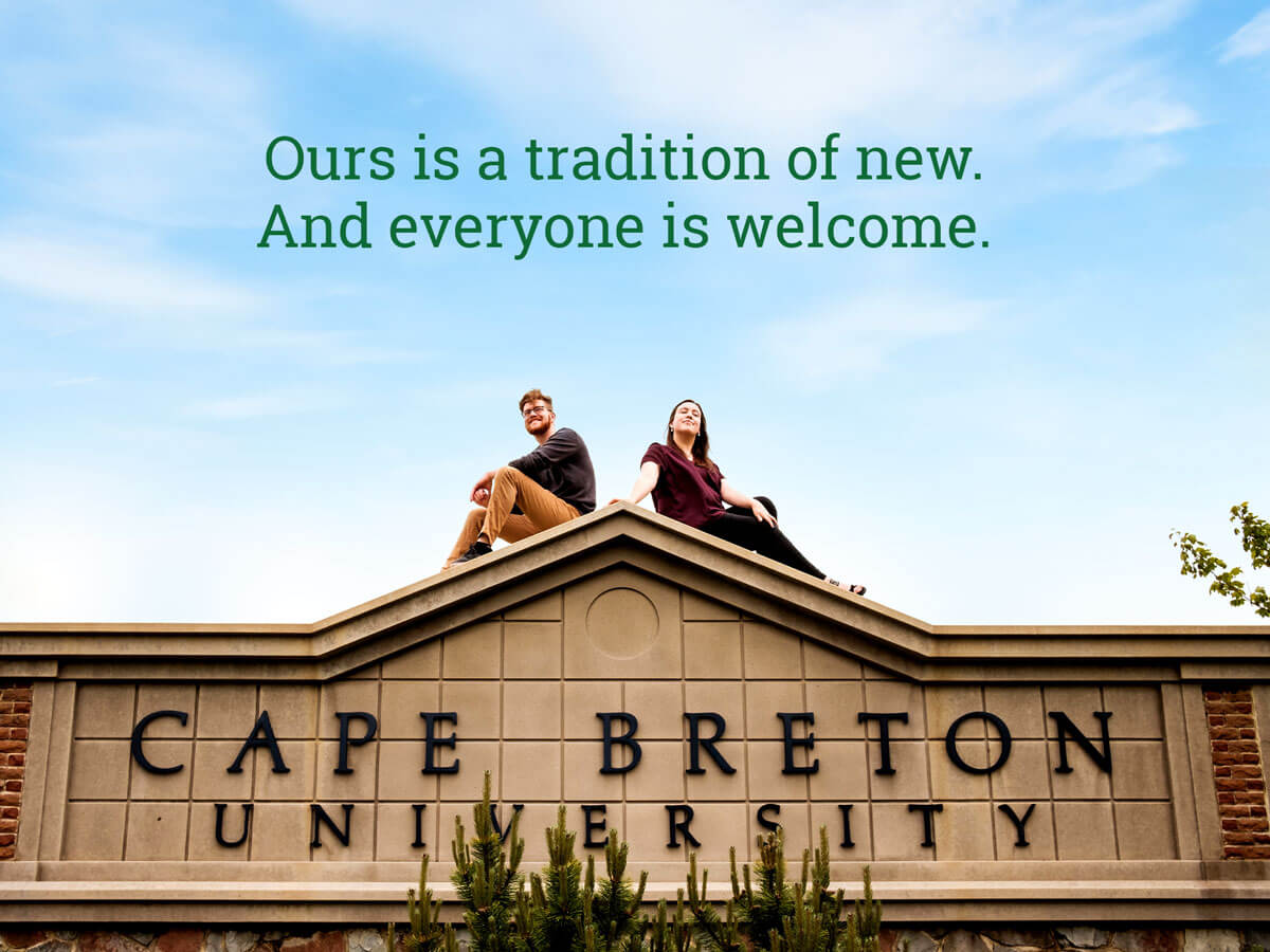 Cape Breton Students on Campus