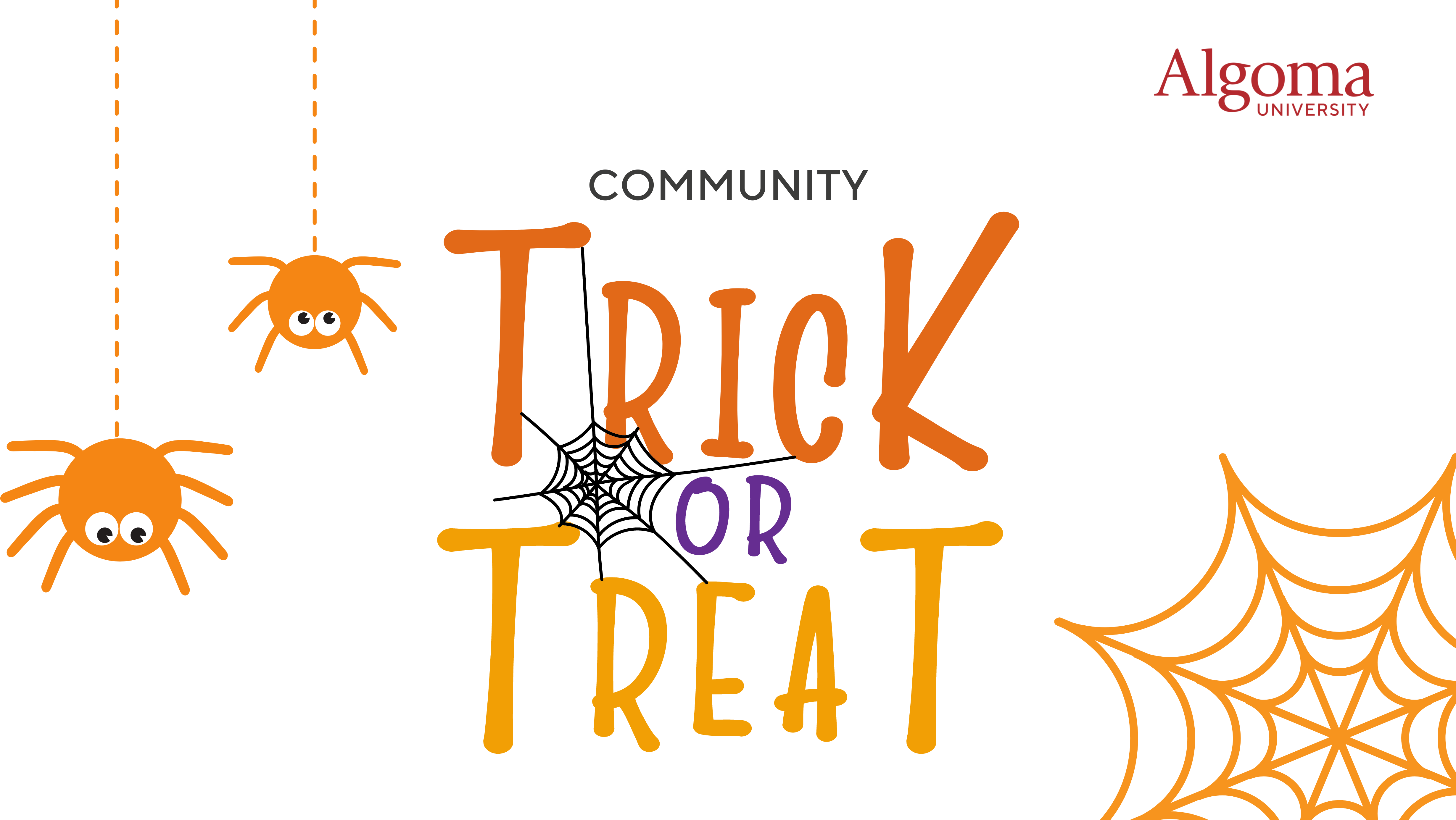 trick or treat event banner