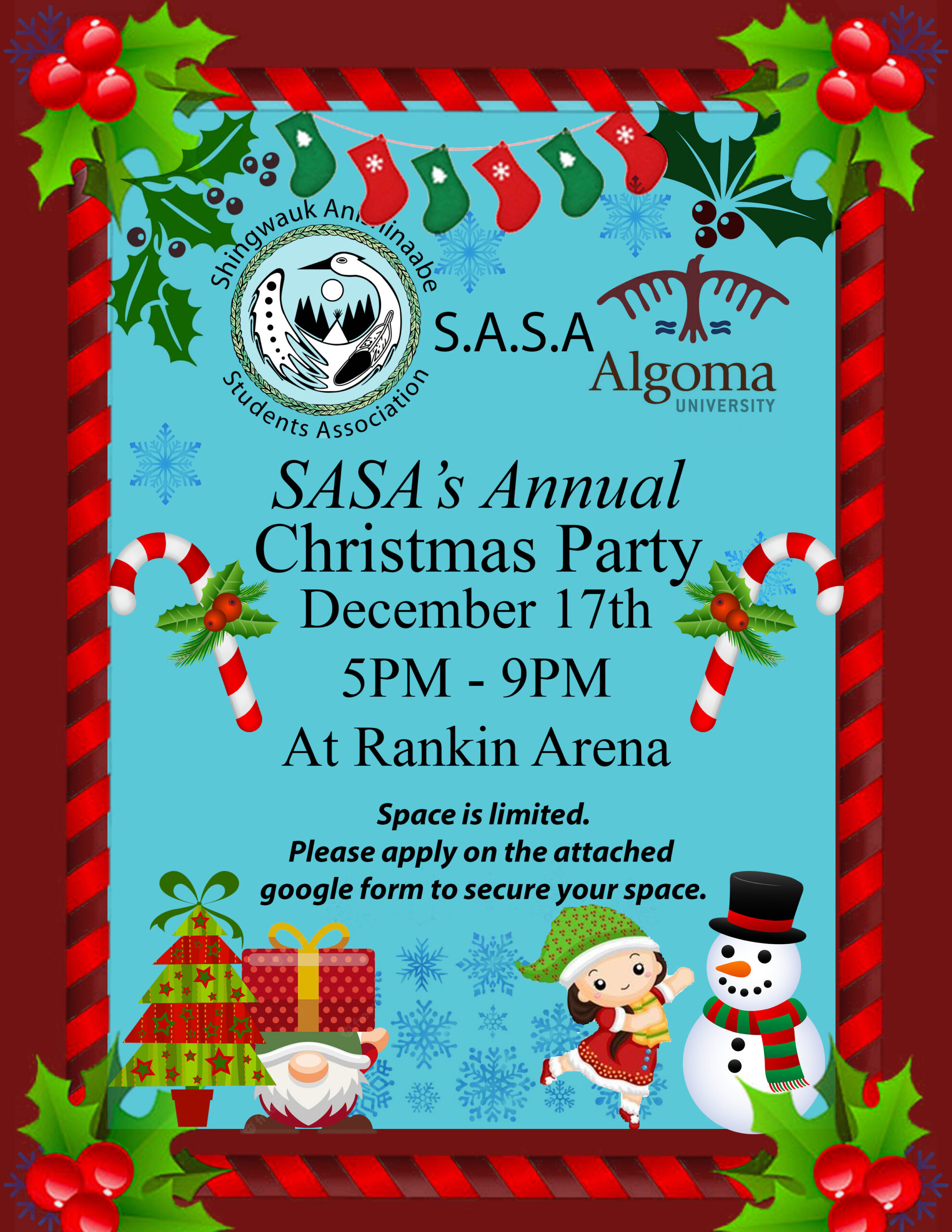 SASA's Annual Christmas Party Algoma