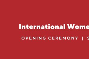 Women's Day Opening Ceremony Banner