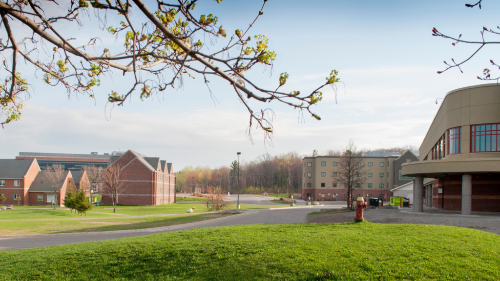 SSM Campus during spring