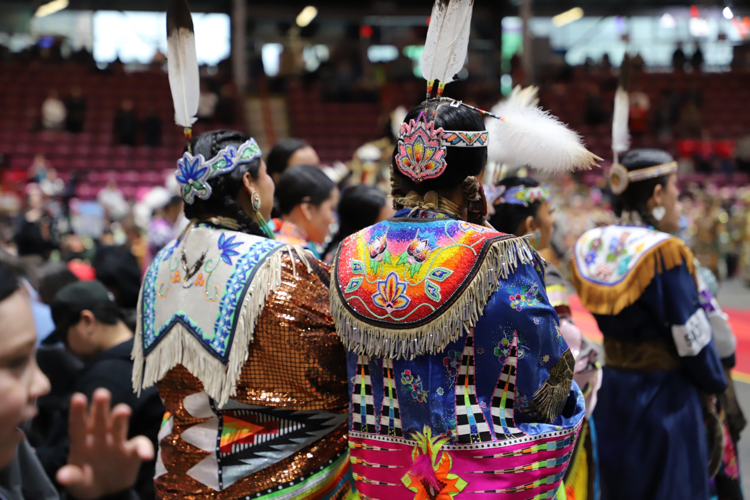2 participants at Pow Wow