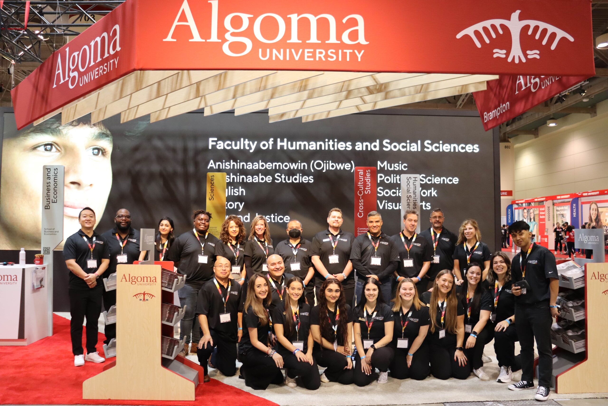 Algoma U staff at Ontario Universities Fair