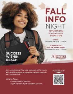 Fall Info night Poster Fall Info night Poster