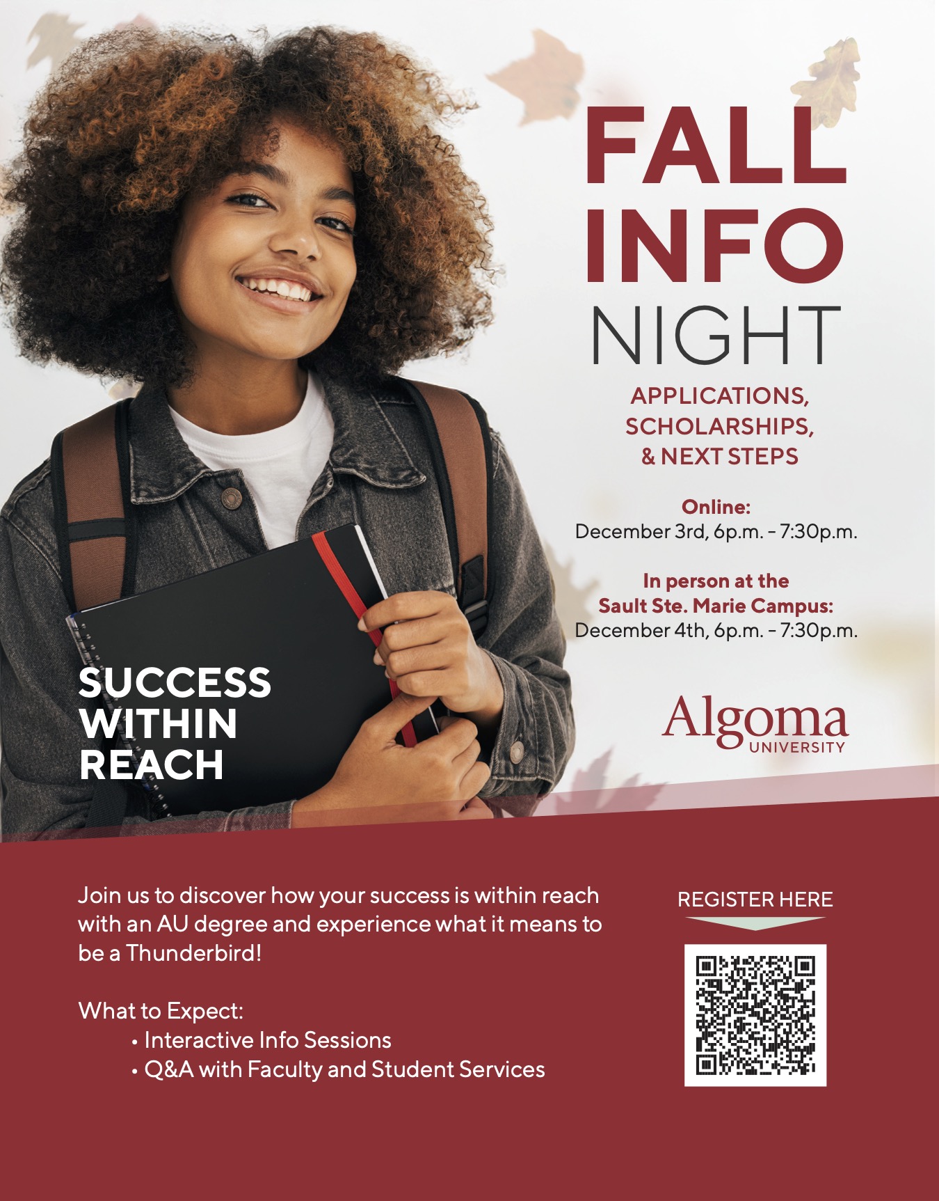 Algoma University Fall Info Night 2025 [ONLINE] - Algoma
